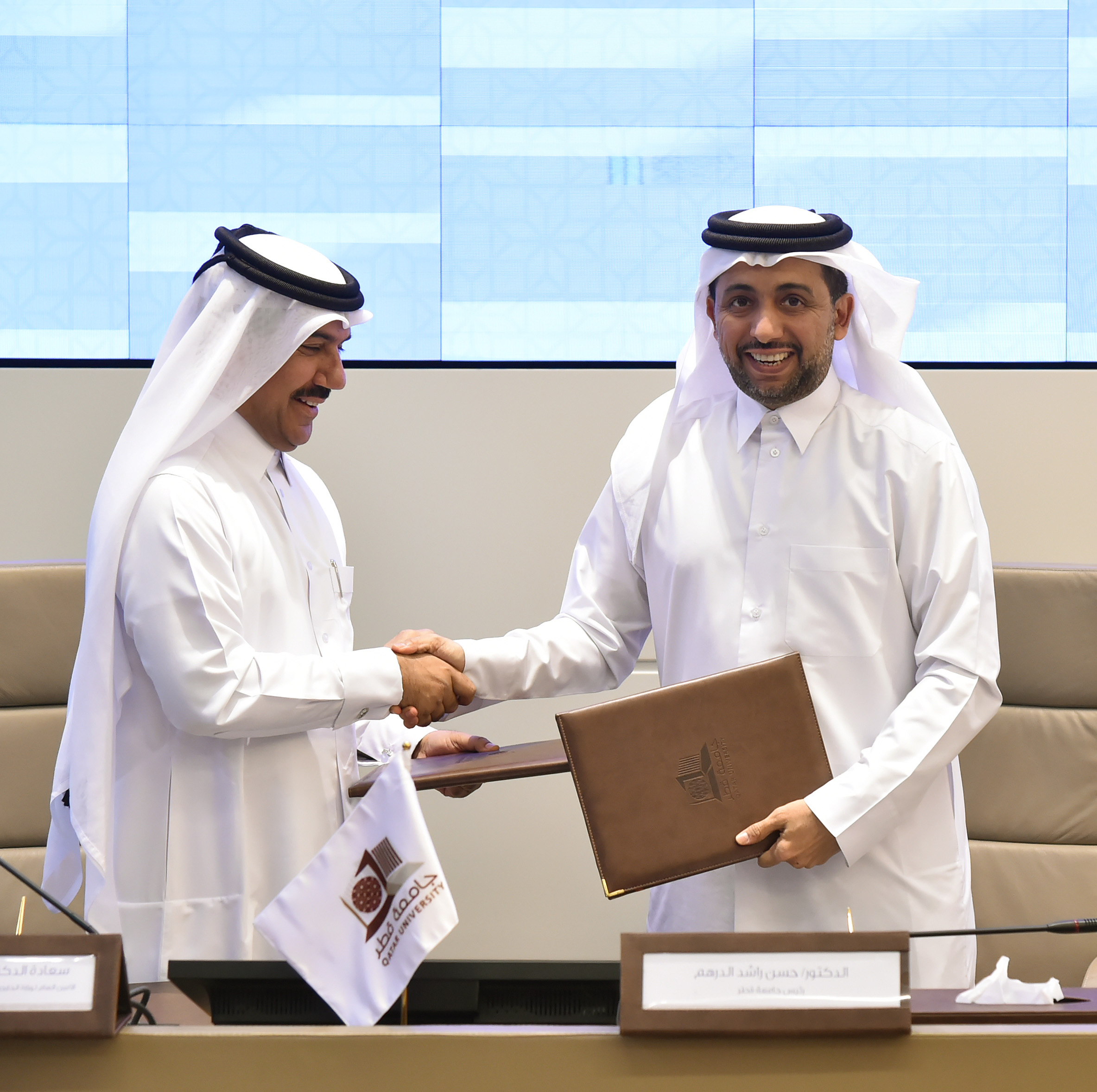 التوقيع على اتفاق تعاون بين اللجنة القطرية لتحالف الحضارات وجامعة قطر 